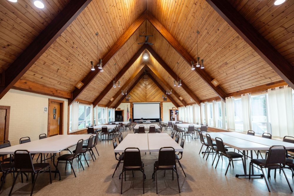 Photo of Memorial Building Meeting Space Facing Stage